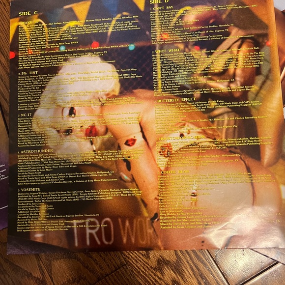 Travis Scott Astroworld and Pop Smoke Shoot for the stars aim for the mood vinyl - Picture 4 of 8